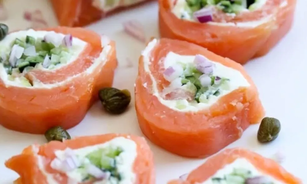 Smoked Salmon Pinwheels - Simple and Crowd-Pleasing Holiday Party Appetizers